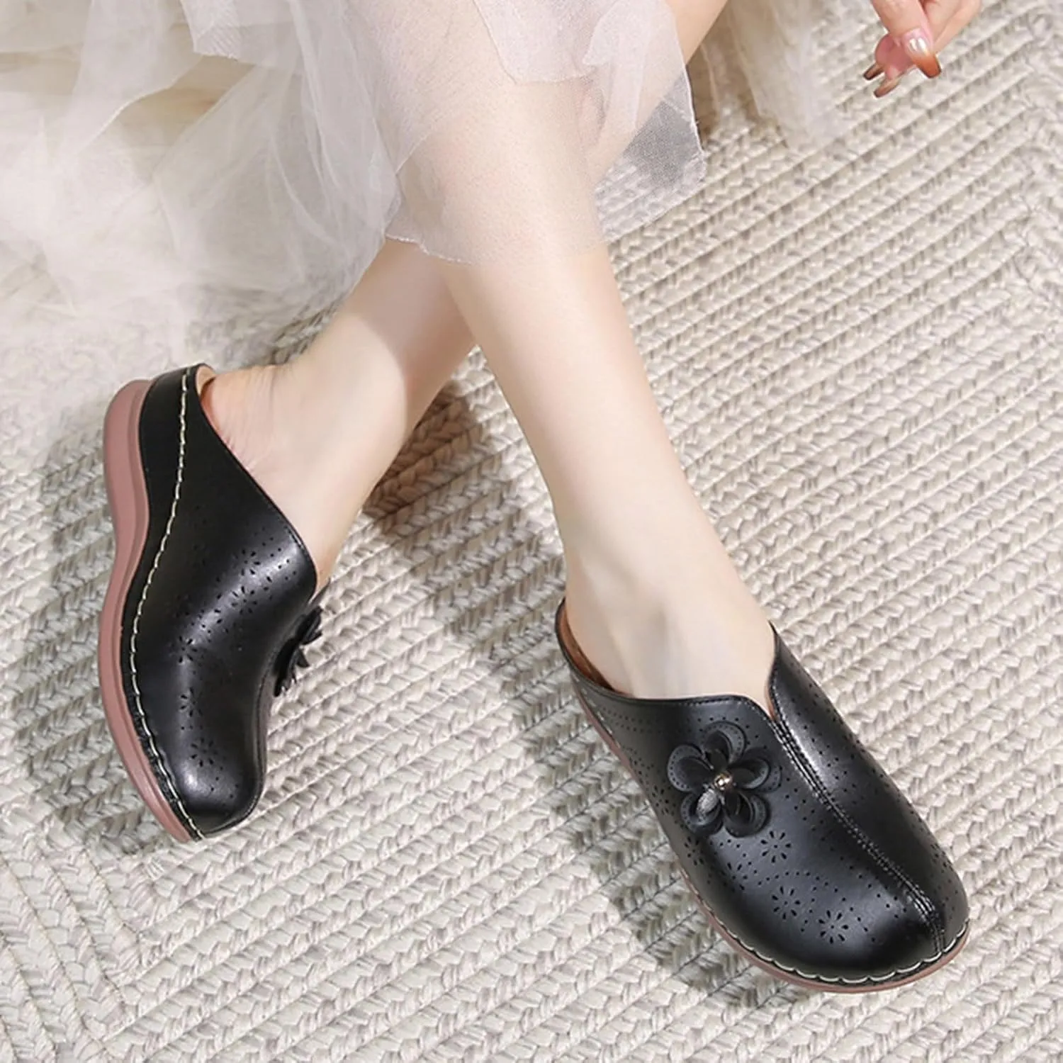 Sandals Women Thick Sole Orthopedic Womens Sandals Summer Dress Flats Casual Beach Comfortable Platform Sandals
