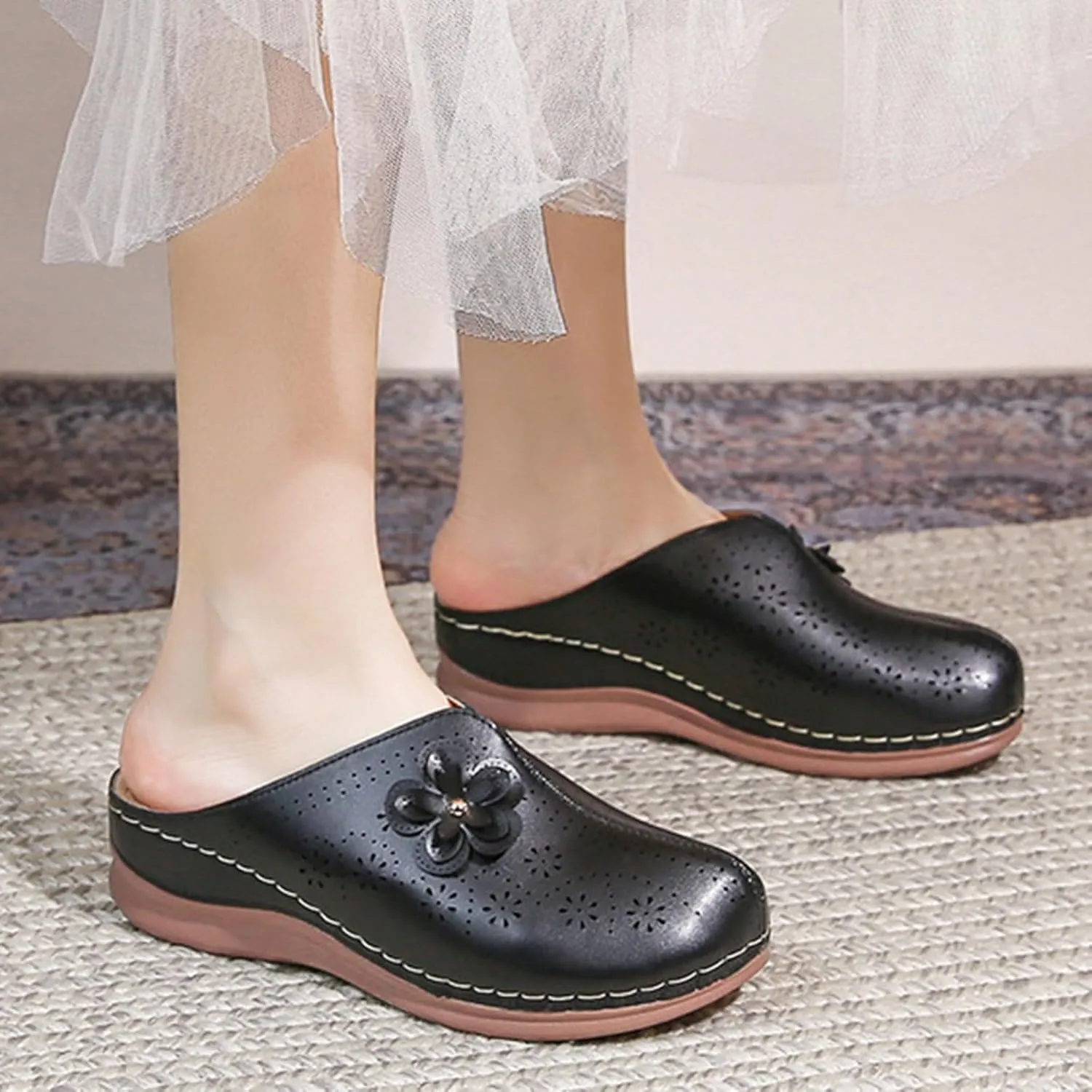Sandals Women Thick Sole Orthopedic Womens Sandals Summer Dress Flats Casual Beach Comfortable Platform Sandals