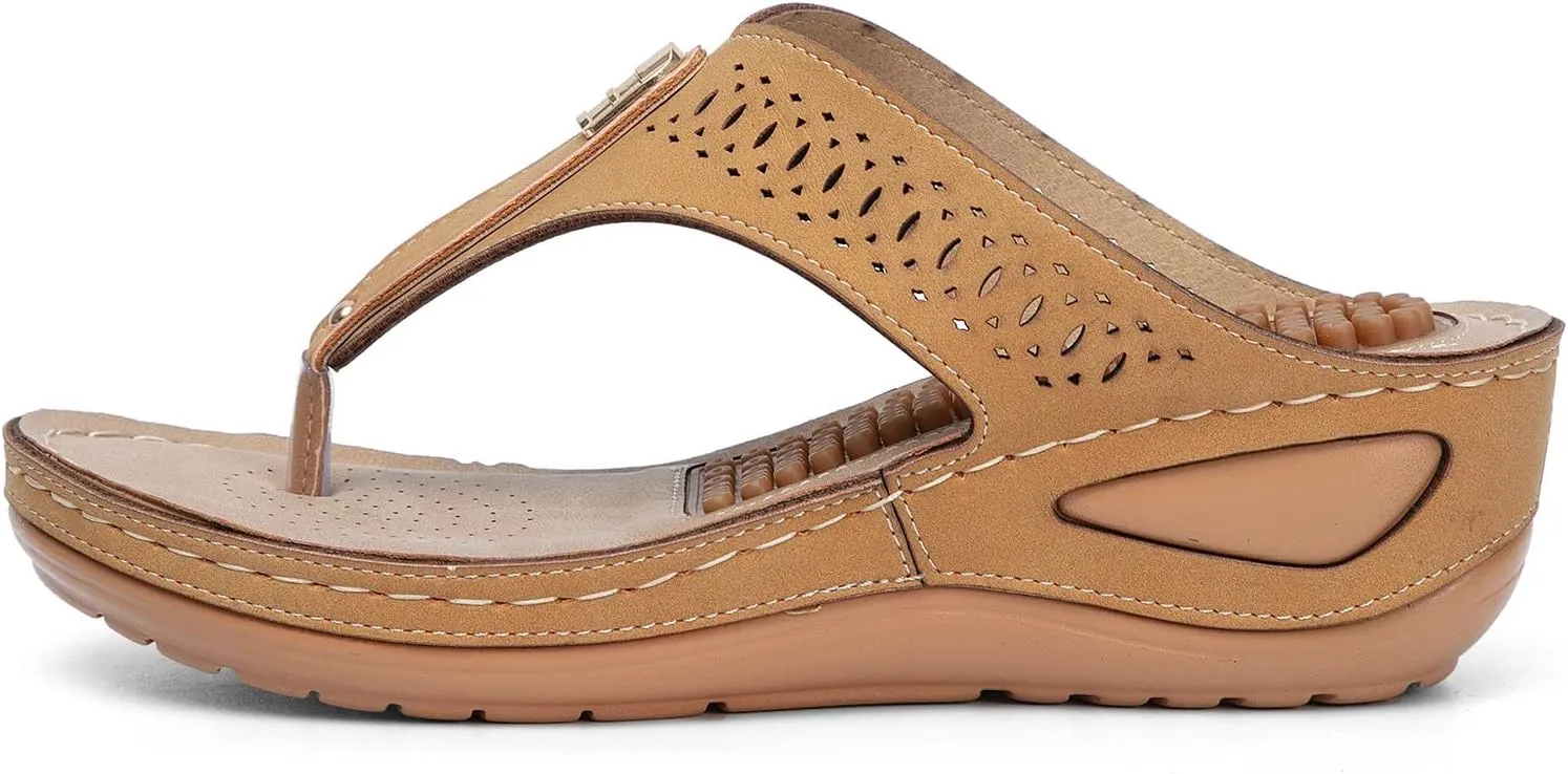 SBGMoSJ Orthopedic Sandals Women Wide Width Women Shoes Dressy Comfortable Sandals Black Wedges for Women Dressy Comfortable Women's Sandals Orthopedic Shoes Plantar Fasciitis Sandals Women Summer