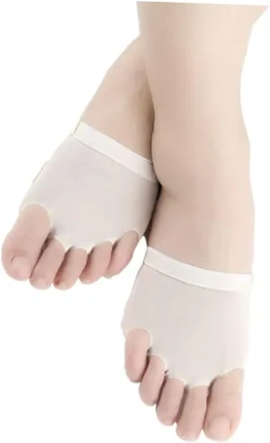 Set Belly Ballet Half Palm Dance Shoes Set for Dancers Comfortable Practice Foot with Sole for Ballet Gymnastics Yoga and More