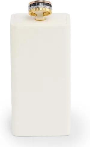 Single Jewelry Ring Stand Display Showcase Beige Microfiber Jewelry Display Stand for Ring(L)