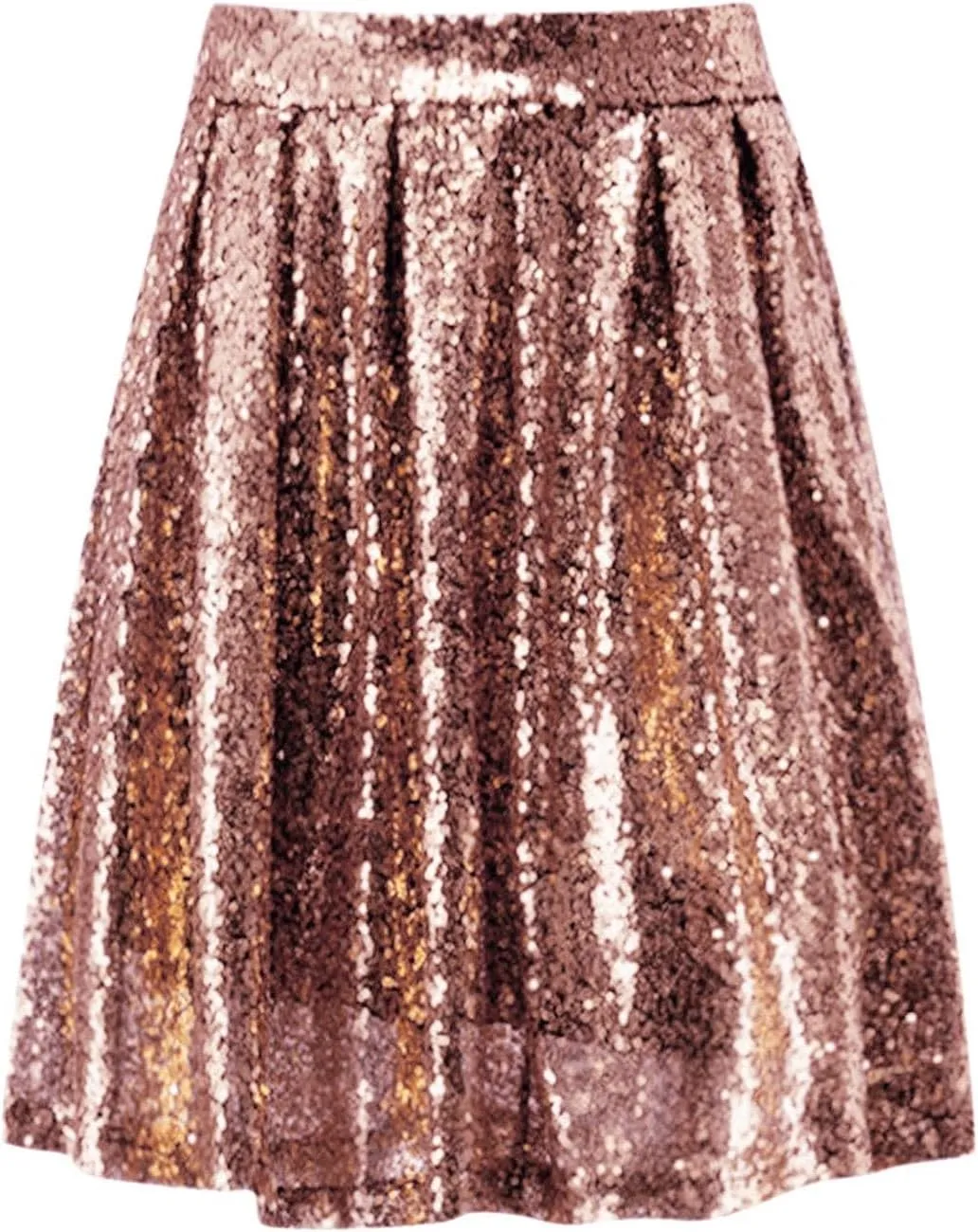 Skirts Women's Fashion High Waist Pleated Solid Color Short Skirt Loose Sequin Skirt Skirts Tutu Dress for Women