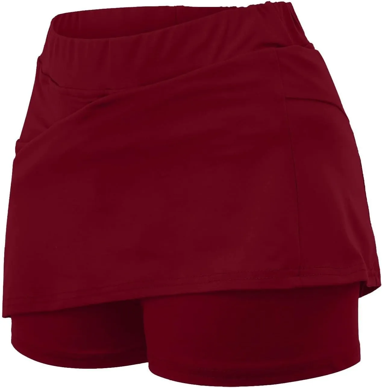 Skorts for Women Dressy Casual High Waist Plus Size Skirt with Shorts Summer Athletic Tummy Control Tennis Skirts Yoga Skort