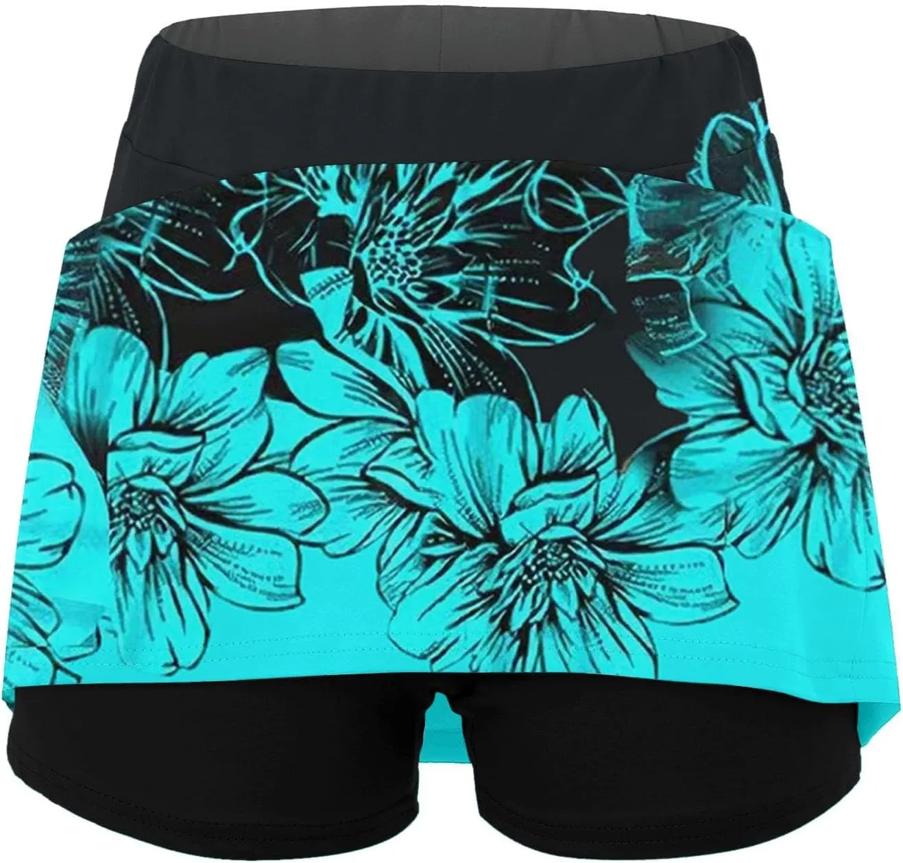 Skorts for Women Dressy Casual High Waist Plus Size Skirts with Shorts Summer Tummy Control Athletic Tennis Skirt Yoga Skort