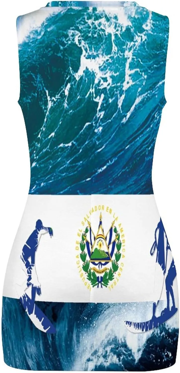 Slim Wrap Hip Skirt for Women Jamaican Flag Maxi Dresses Summer Sexy Long Dresses for Girls