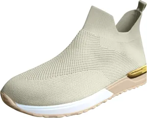 Sneakers for Women Non Slip Comfortable Work Shoes Solid Color Breathable Canvas Shoe Wide Toe Box Sneakers Outdoor Casual Tennis Shoe Comfort Wear Orthowear Shoes Lightweight Footwear for Walking
