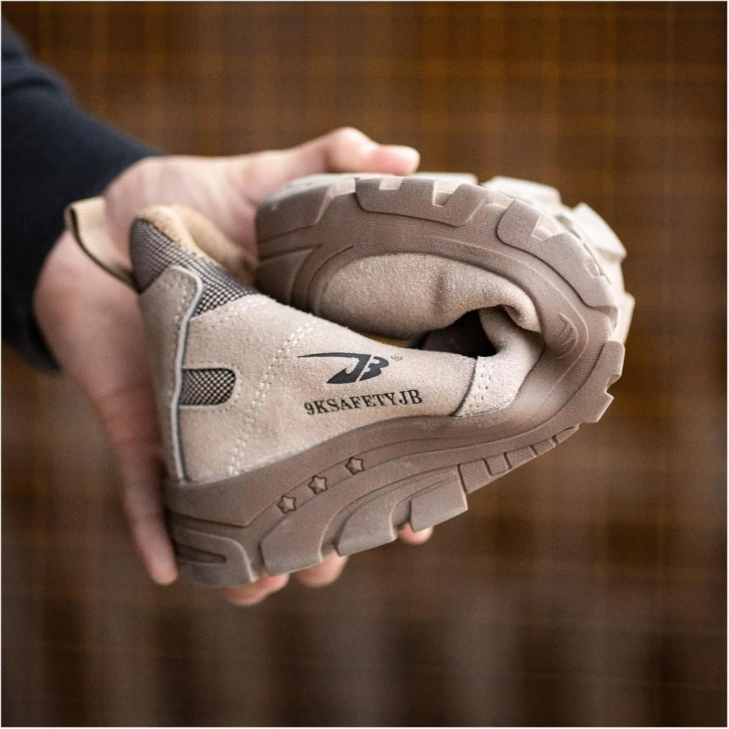 Steel Toe Work Boots for Men and Women - Slip-On Welding Boots, Comfortable Welder Construction Safety Boots - Non-Slip