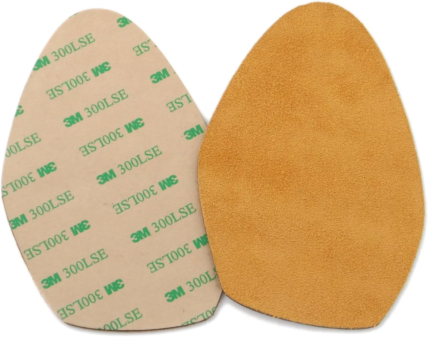 Stick-on suede soles for high-heeled shoes, with industrial-strength adhesive backing. Resole old dance shoes or convert your favorite heels to perfect dance shoes [SUEDE-LA-r02]
