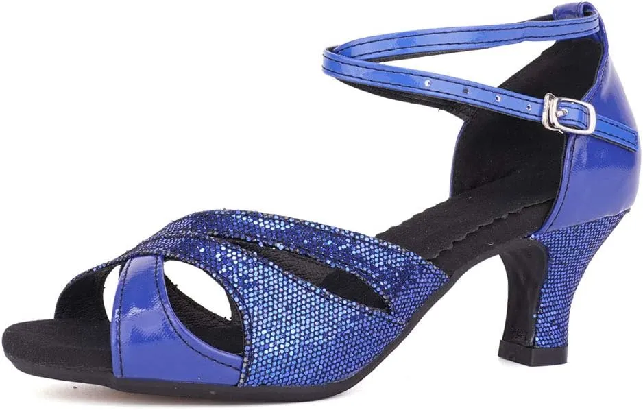 SWDZM Women's Standard Latin Dance Shoes Tango Salsa Professional Ballroom Performance Practice Dance Shoes,Model-DY05
