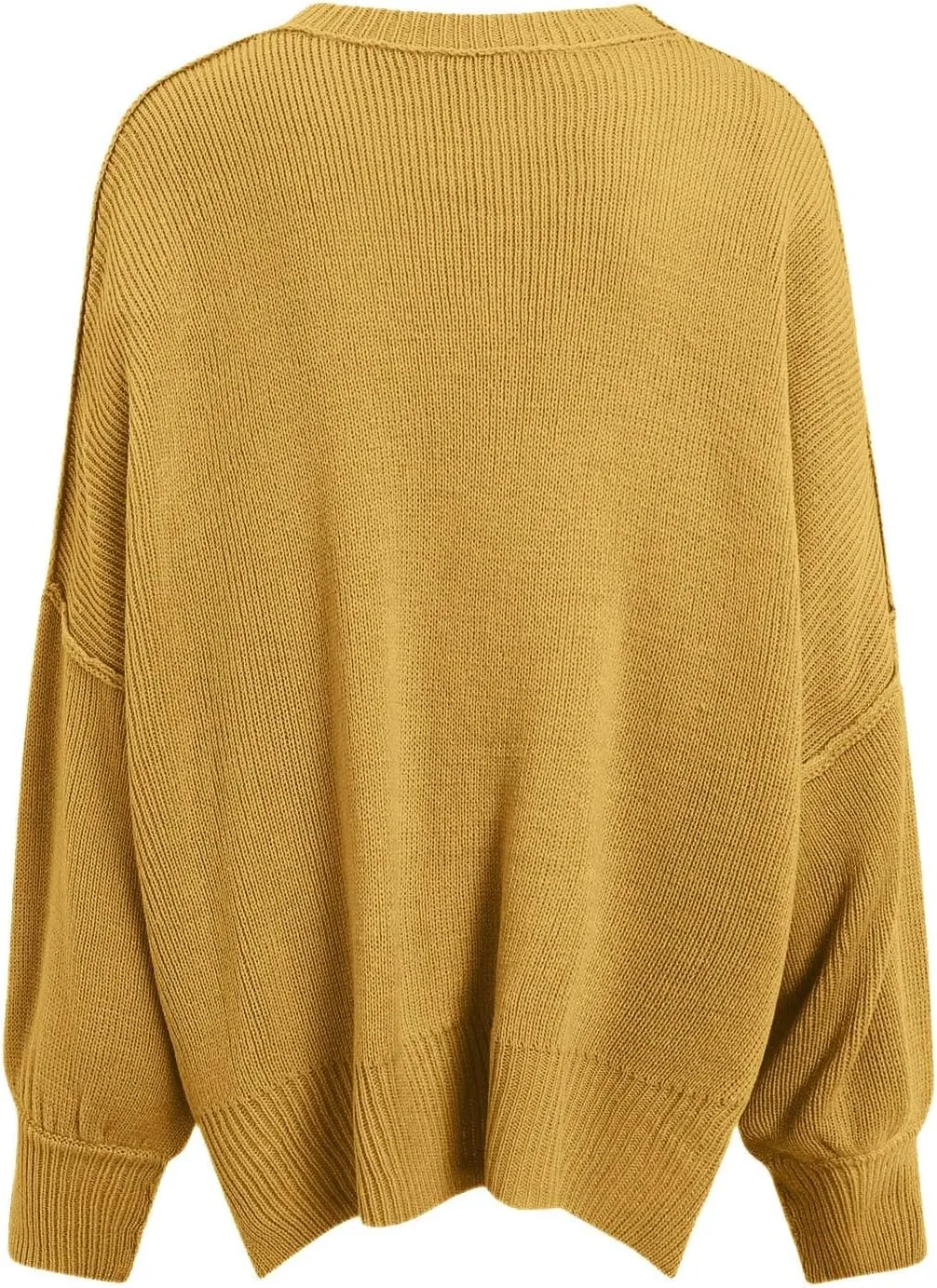 Sweaters for Women Chunky Knit Round Neck Solid Color Long Sleeve Loose Fit Casual Soft Sweaters Tops