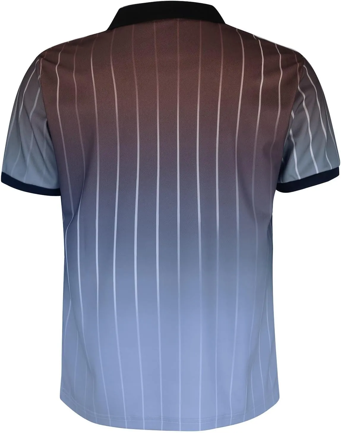 T Shirts for Man Lapel Thousands of Bird Grid Pockets Casual Top T Shirt Mens Golf Shirts Casual Classic Lightweight