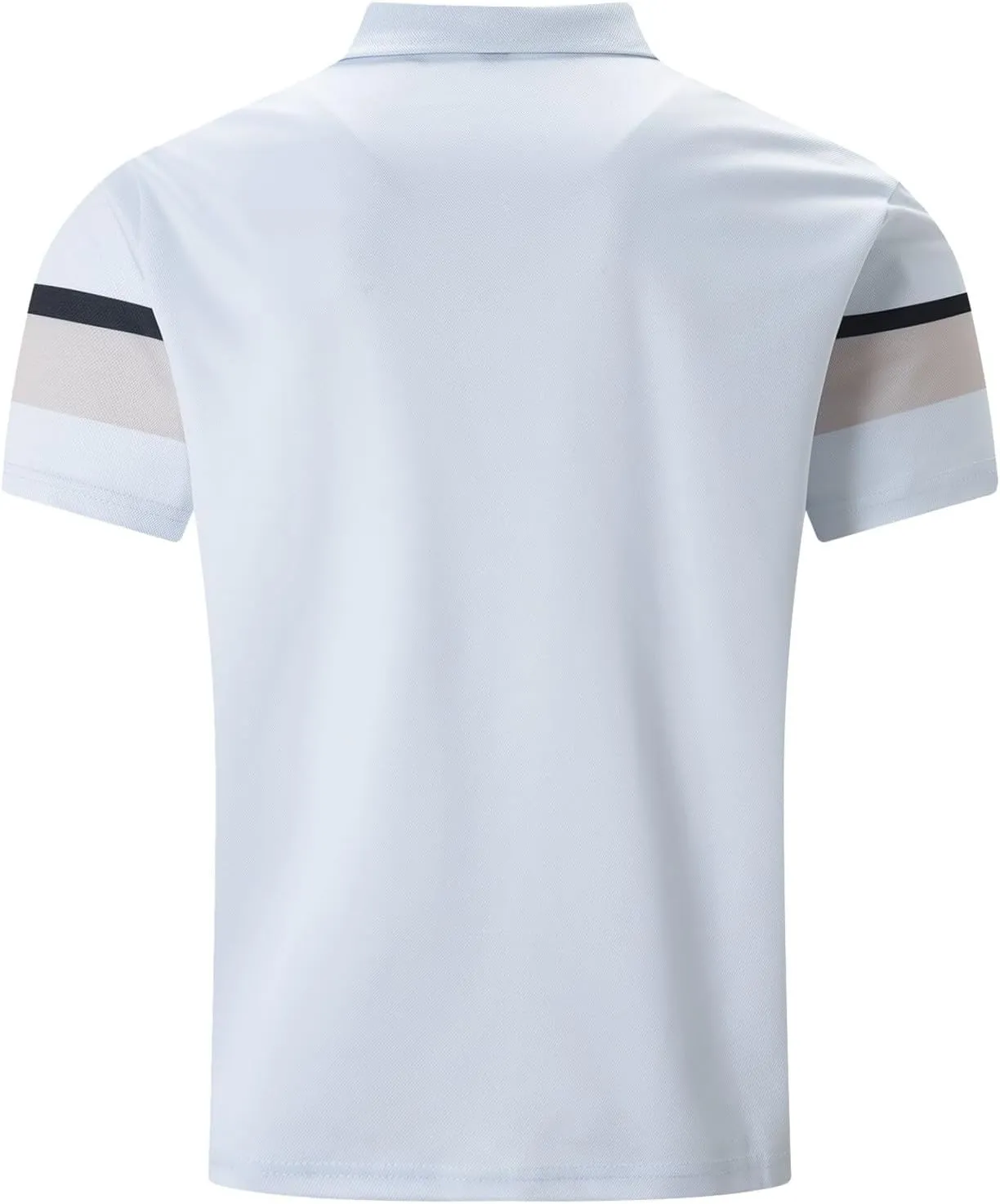 T Shirts for Man Lapel Thousands of Bird Grid Pockets Casual Top T Shirt Mens Golf Shirts Casual Classic Lightweight