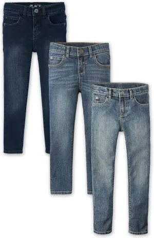 The Children's Place Boys' Multipack Basic Stretch Skinny Jeans