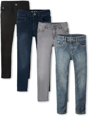The Children's Place Boys' Multipack Basic Stretch Skinny Jeans