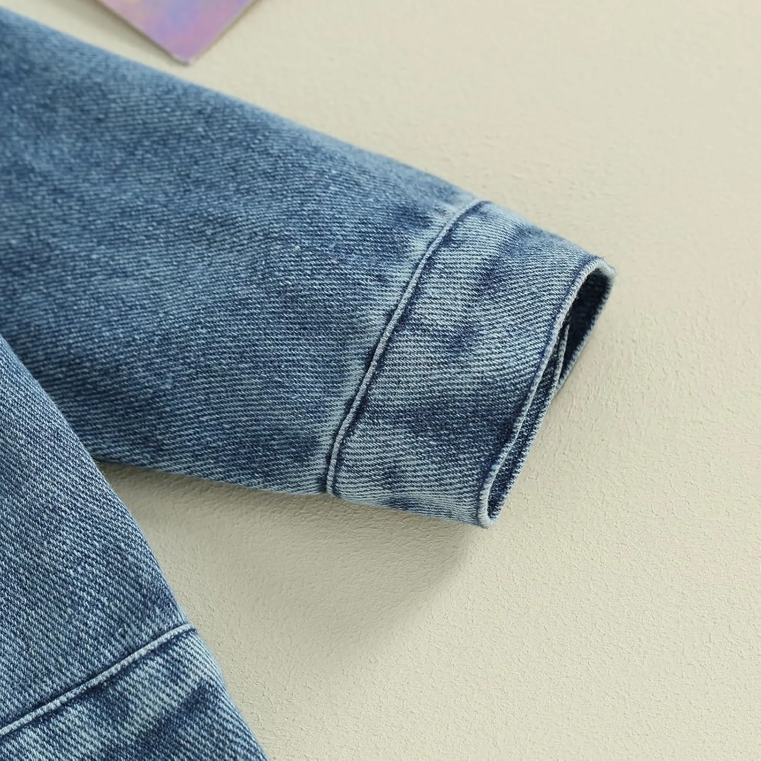 Toddler Baby Girls Denim Jacket Big Lil Sis Matching Set Kids Basic Button Down Denim Jackets Coat Outwear