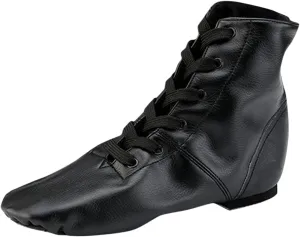 Toddler Kids Jazz Boots Split Sole Leather Dance Shoes for Girls Boys Practice Dancing Soft-Soled Ankle Boots