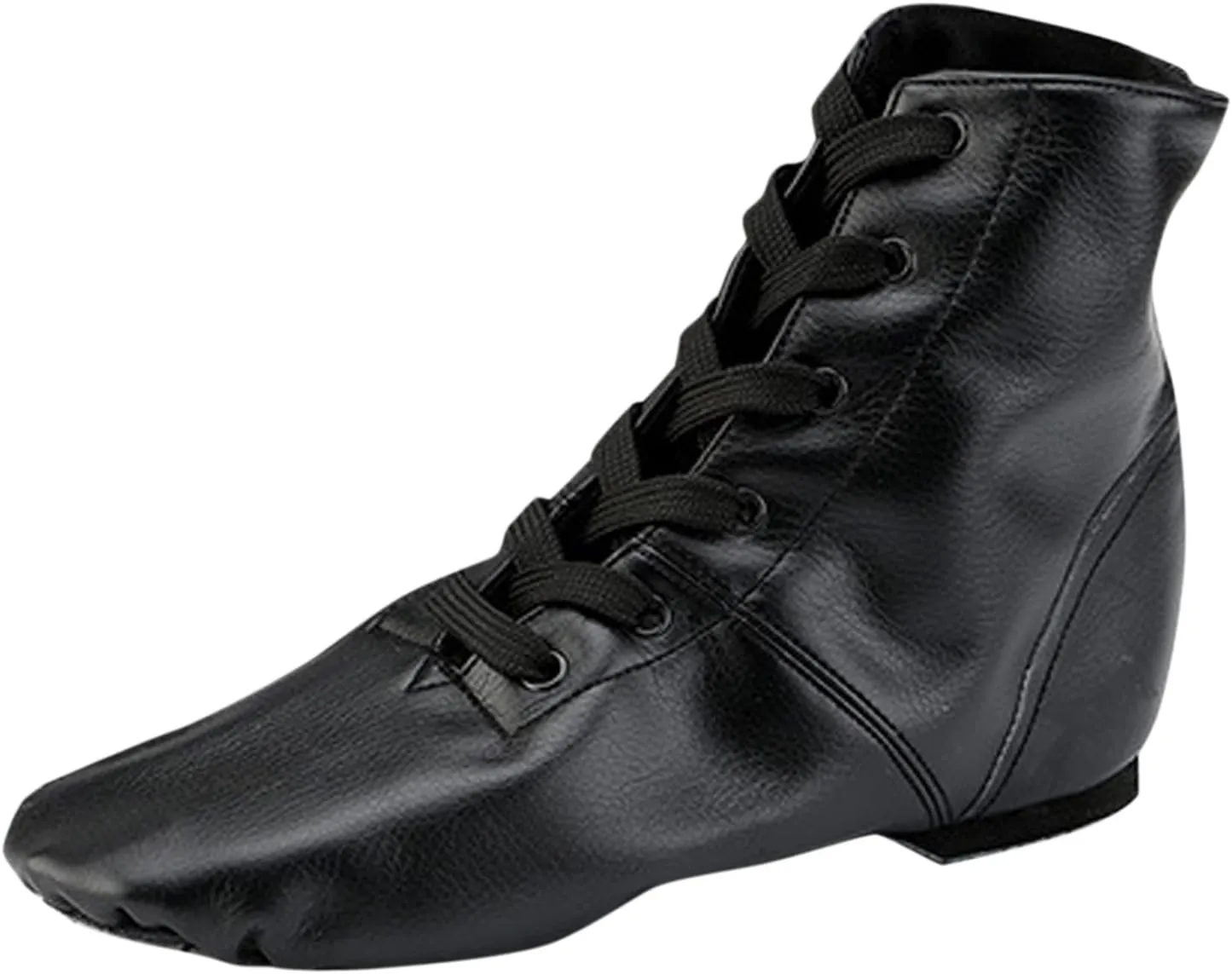 Toddler Kids Jazz Boots Split Sole Leather Dance Shoes for Girls Boys Practice Dancing Soft-Soled Ankle Boots
