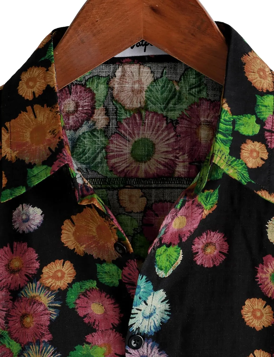 VATPAVE Mens Casual Hawaiian Floral Shirts Short Sleeve Button Down Tropical Shirts Beach Summer Shirts