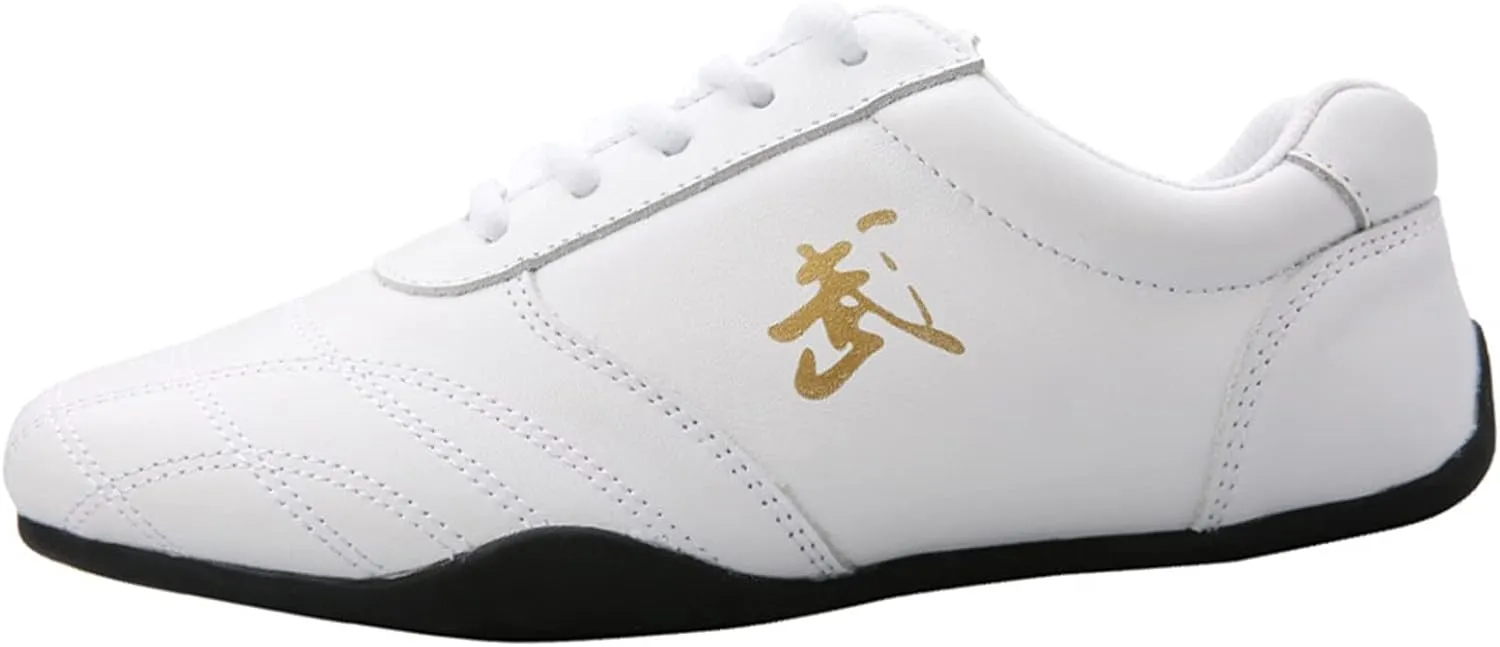 VEACAM Martial Arts Sneakers for Women, Non-Slip Taekwondo Shoes Ladies Kung Fu Taichi Sport Shoes for Daily Training Exercises Shoes