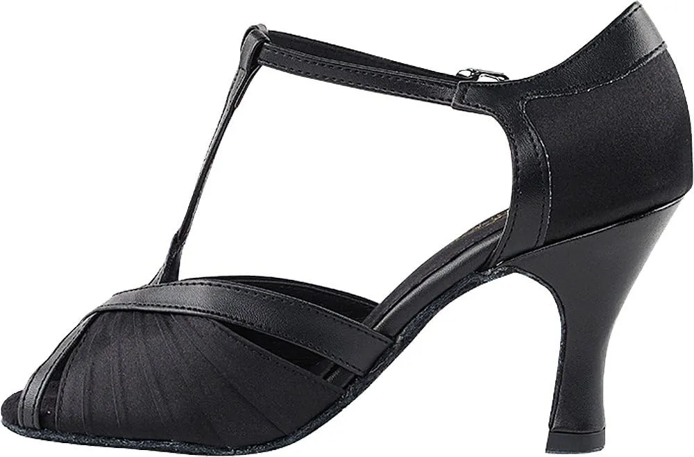 Very Fine Dance Shoes Women's Ballroom Dance Shoes Tango Wedding Salsa Shoes 2707EB Comfortable 2.5"[Bundle of 5]