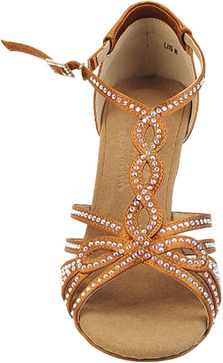 Very Fine Dance Shoes Women's Ballroom Dance Shoes Tango Wedding Salsa Shoes S1008CCEB Comfortable 3" [Bundle of 5]