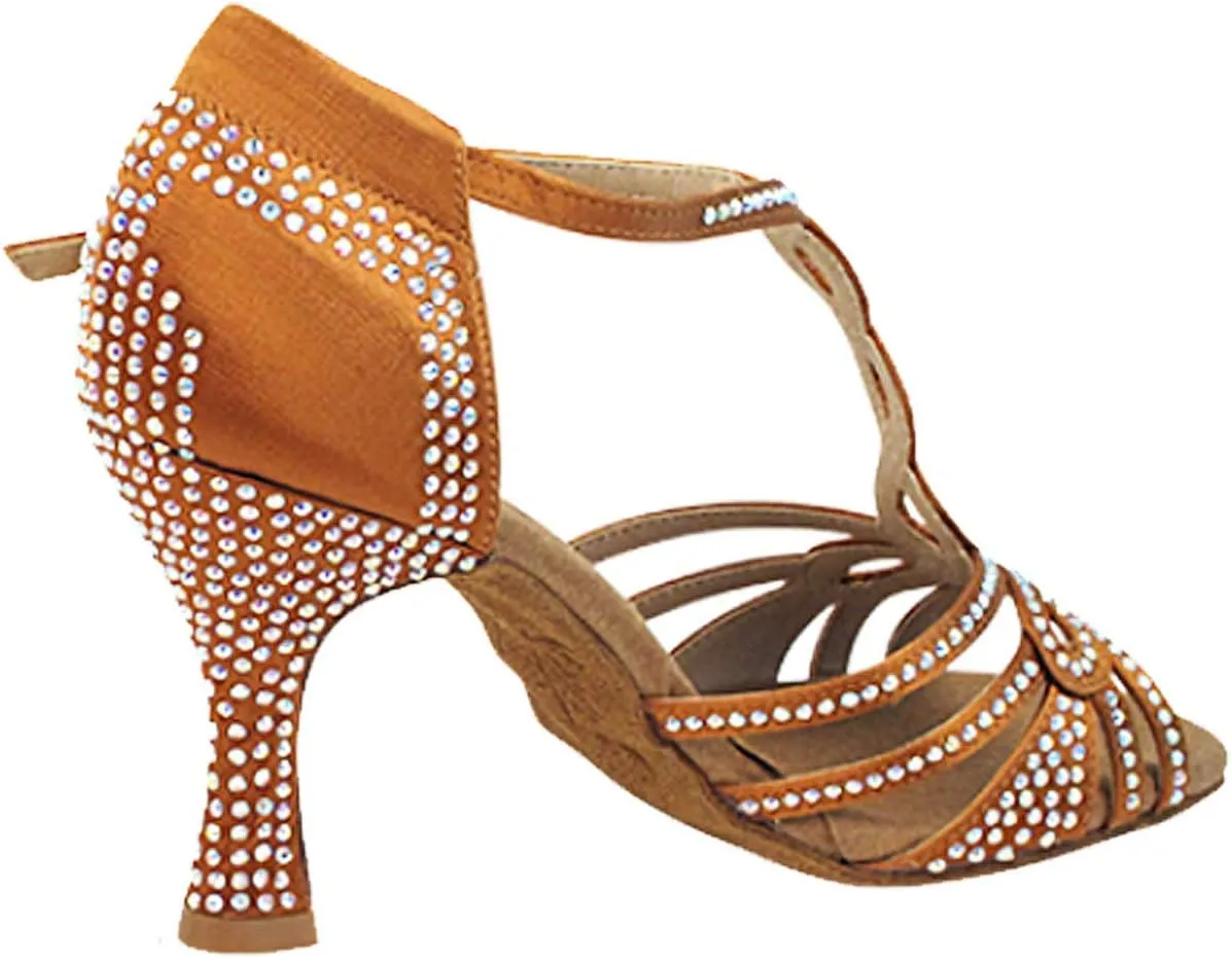 Very Fine Dance Shoes Women's Ballroom Dance Shoes Tango Wedding Salsa Shoes S1008CCEB Comfortable 3" [Bundle of 5]