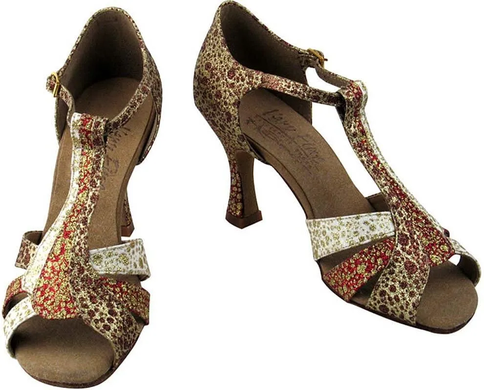 Very Fine Women's Ballroom Dance Shoes Tango Wedding Salsa Shoes S2806EB Comfortable Dance Shoes 3" [Bundle of 5]