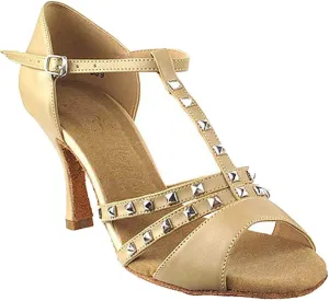Very Fine Women's Ballroom Dance Shoes Tango Wedding Salsa Shoes Sera7012EB Comfortable Dance Shoes 3" [Bundle of 5]