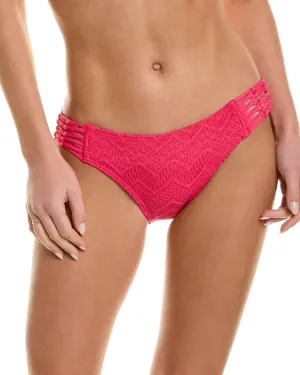 Vince Camuto Crochet Bikini Bottoms Dragon Fruit SM