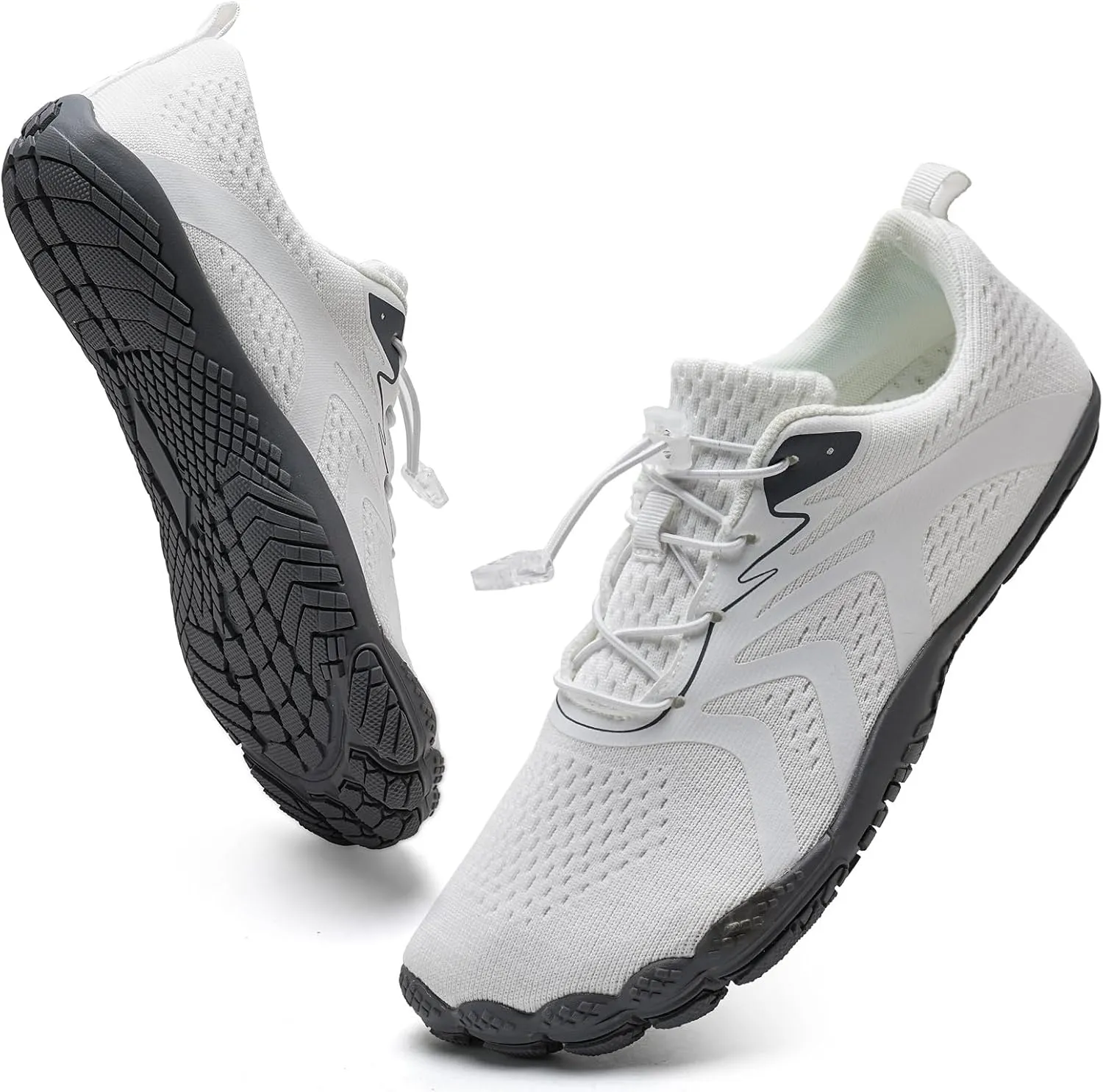 WateLves Water Shoes Men Women Beach Barefoot Aqua Socks Breathable Wide Swim Outdoor Walking Anti Slip Pool Shoes for Hiking Kayaking Diving Surfing