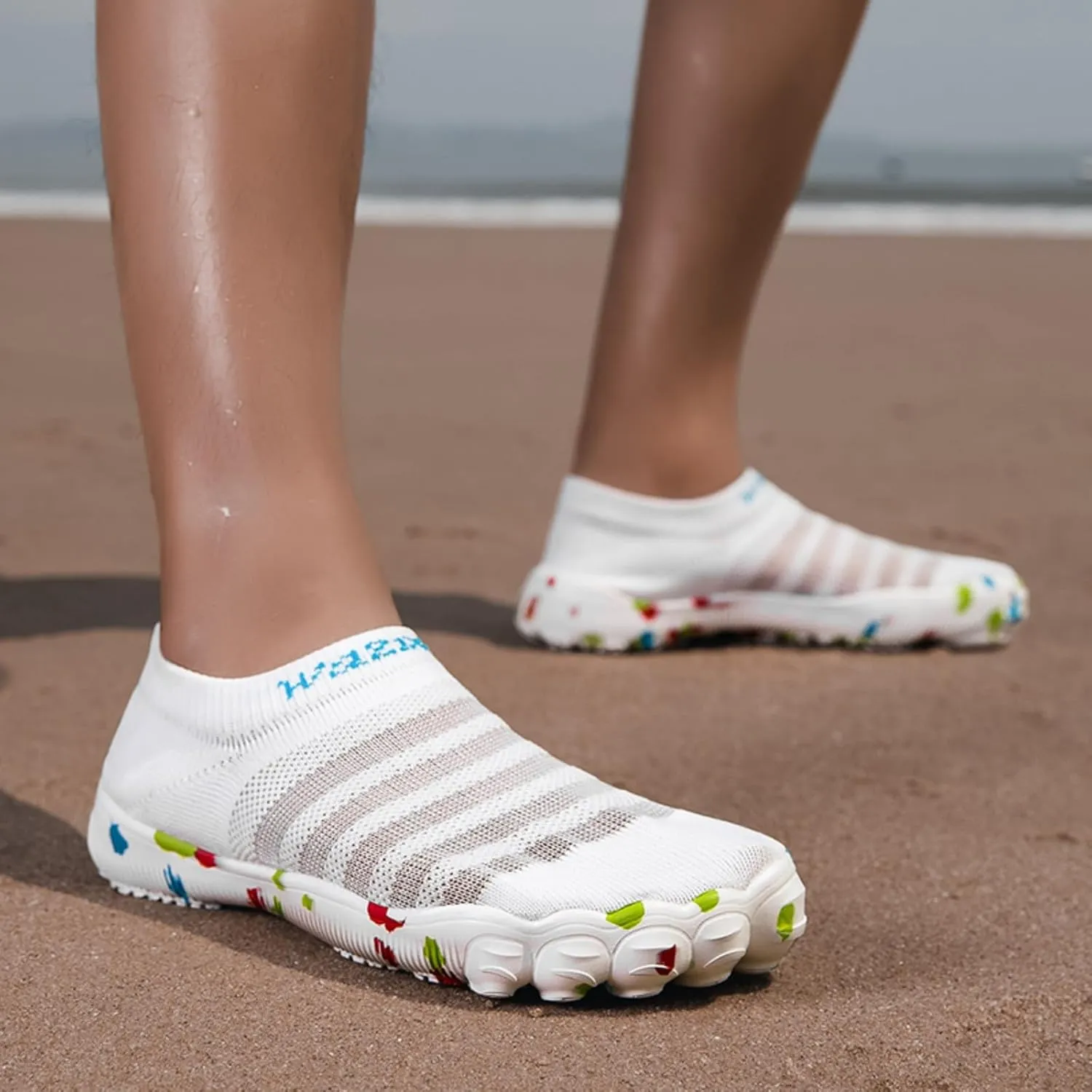 Water Shoes Women Men Barefoot Athletic Workout Gym Footwear Beach Swim Sneakers Quick Drying Boat Aqua Sport Diving Sailing Travel Fishing Quick-Dry Youth Socks Pool Kayaking Hiking Surfing