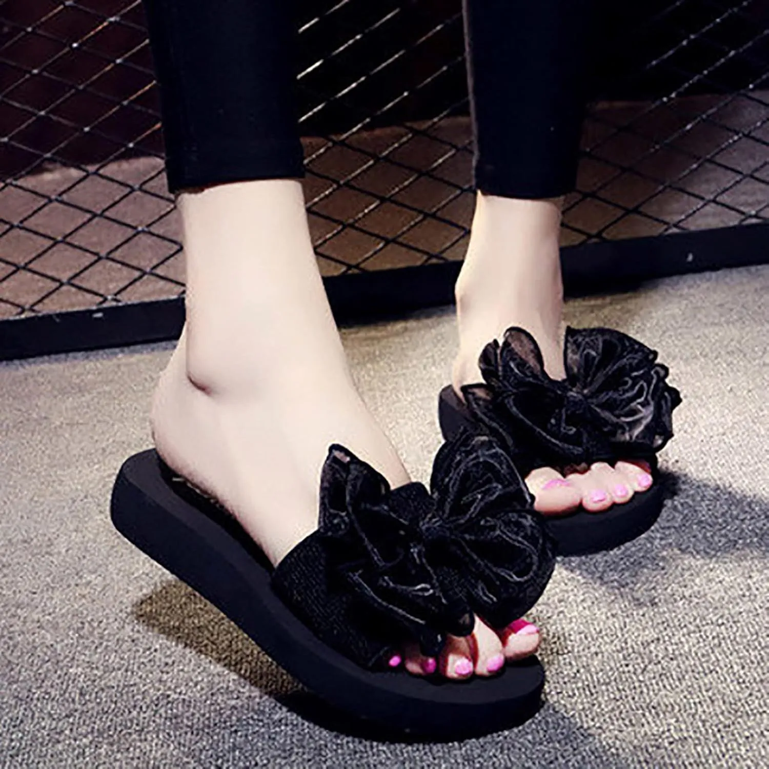 Wedge Sandals for Women Orthopedic Sandals Slip on Wedge Sandal Comfortable Shoes Women Walking Platform for Comfort Womens Orthopedic