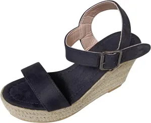 Wedge Sandals for Women Women's Arch Support Sandals Women Open Toe Flatform Fashion Black Dressy Comfortable Summer Platform Casual Dress Sandal Strappy Heels for Flat