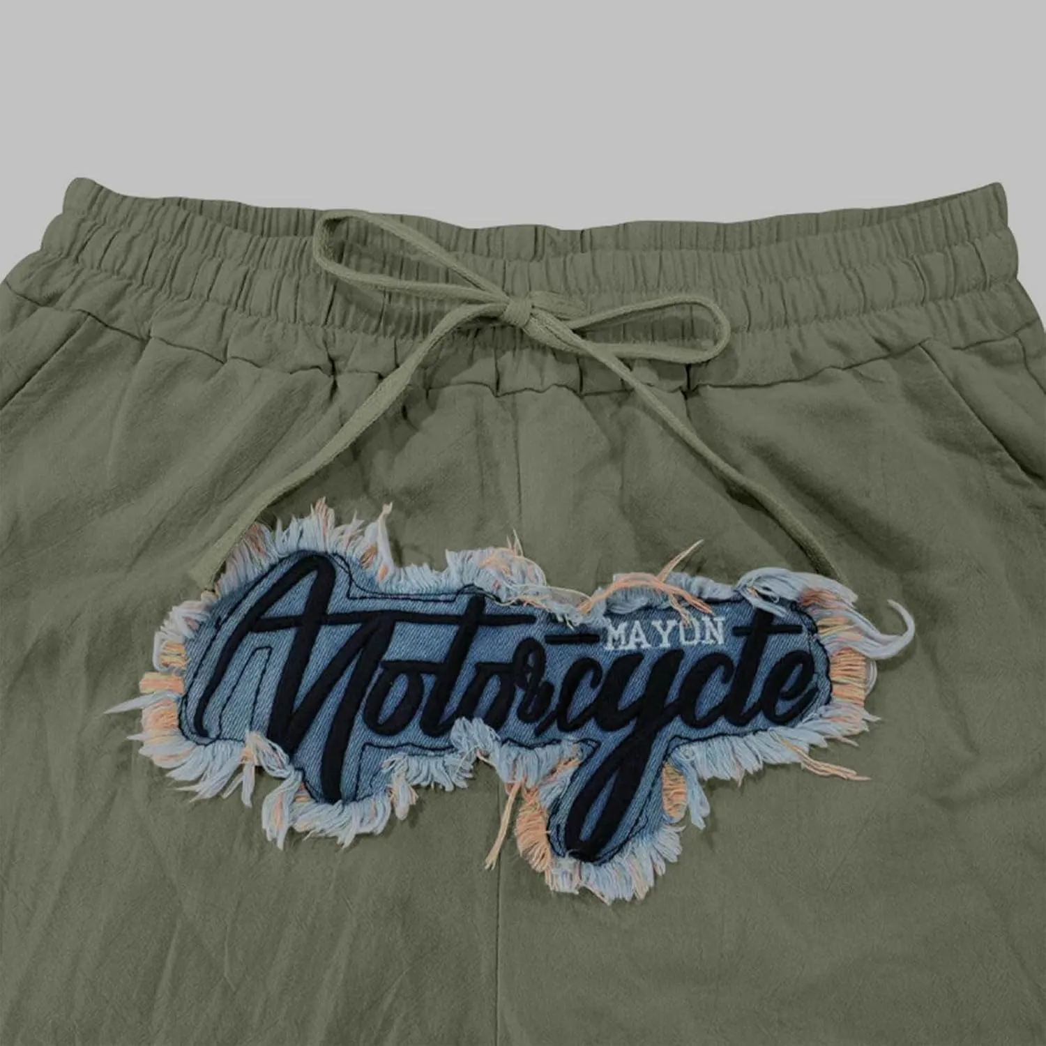 Wide Leg Linen Pants Men Summer Casual Elastic Waist Trousers with Pockets Relaxed Fit Beach Yoga Print Lounge Pants