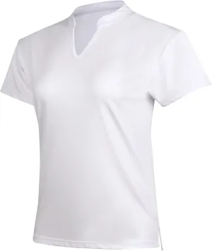 Women Golf Tennis Shirts,Athletic Women T-Shirts V-Neck Tops Short Sleeve Collarless Shirts