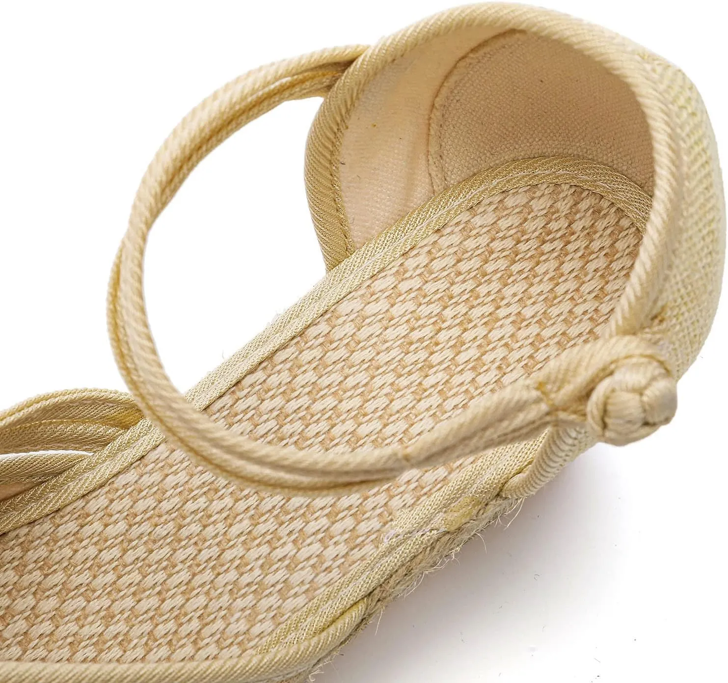 Women Shoes Sandals Platform Wedge Fashion Versatile Braided Breathable Wedge Sandals for Women Shoes