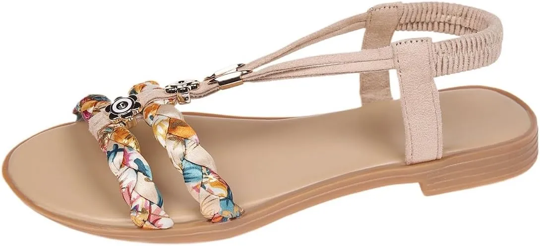 Women Shoes Soft Sole Wedge Sandals Boho Fashion Beach Flip Flops Shoes Sandals Water Womens