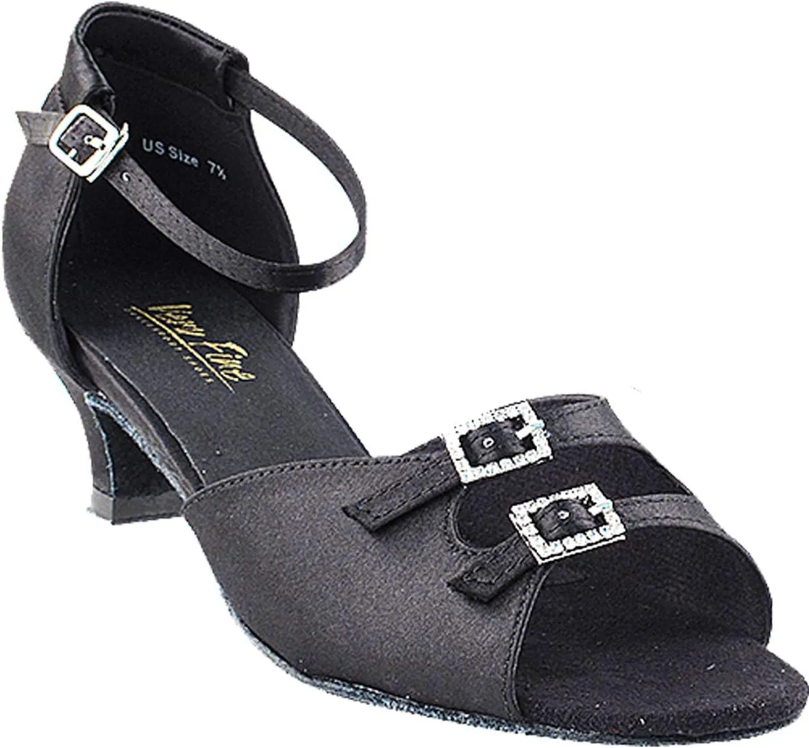 Womens Ballroom Dance Shoes Party Salsa Practice Shoes 1620EB Comfortable -Very Fine 1.3" {Bundle of 5}