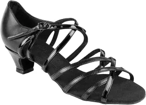 Women's Ballroom Dance Shoes Salsa Latin Practice Shoes S9261EB Comfortable-Very Fine 1.2" [Bundle of 5]