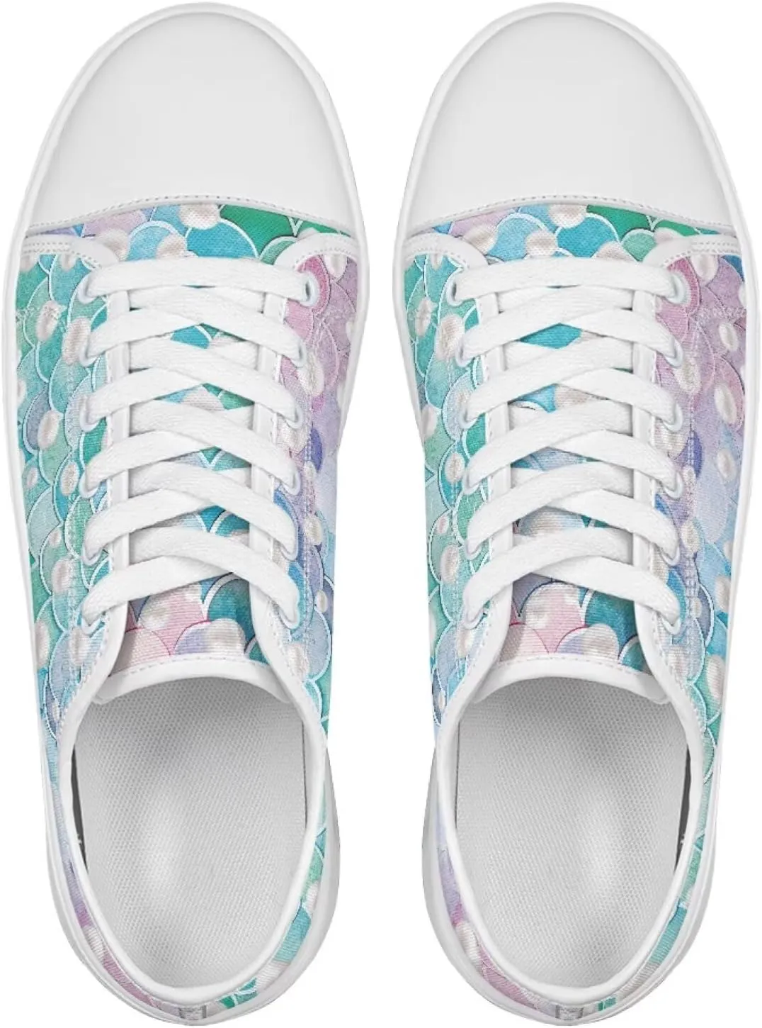 Women's Canvas Sneaker Anti Skid Lightweight Lace Up Casual Shoes Low Cut Slip On Walking Footwear