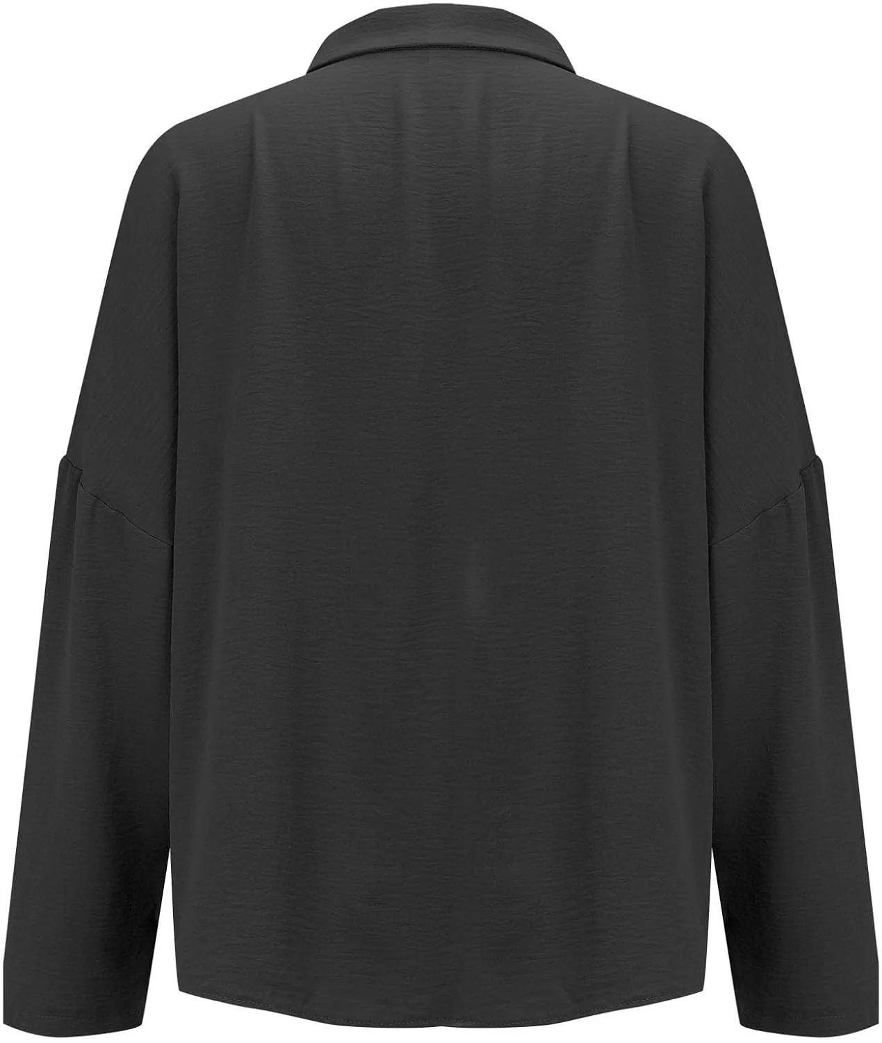 Womens Casual Shirts Cotton Linen Loose Singel Breasted Lapel Solid Business Blouse Daily Fashion Long Sleeve Shirts