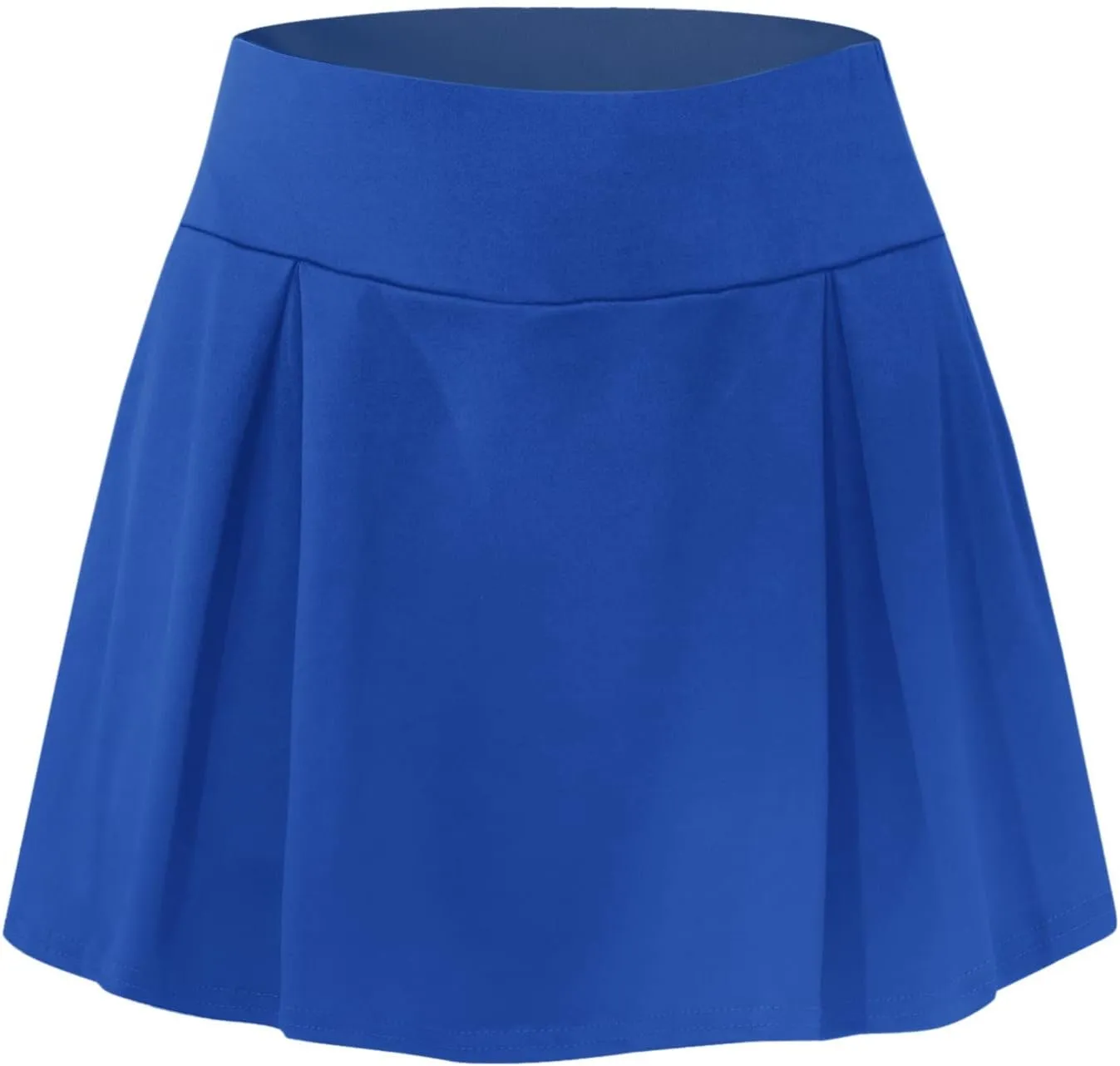 Womens Casual Solid Tennis Skirt Yoga Sport Active Skirt Shorts Skirt Pleated Denim Skirt