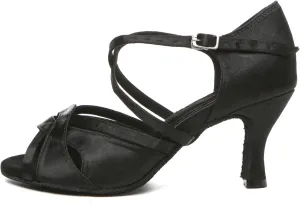 Women's Latin Ballroom Practice Dance Shoes Dance Heels 3 inch,Model L623