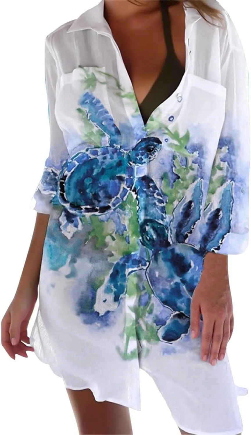 Womens Linen Tops Linen Tops for Women Solid Color Sleeve Collar Casual Shirt Shirt Long Sleeve Black