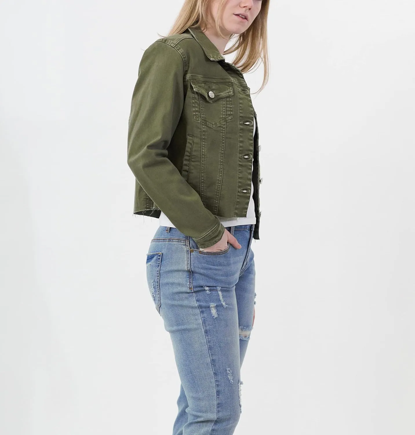 Women's Luxury Clothing Denim Jackets, Comfortable & Stylish Coat