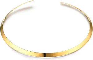 Women's Open Choker Necklace Stainless Steel Necklace Collar Jewelry Formal Or Casual Necklace Jewelry