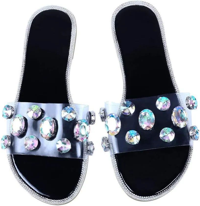 Women's Sandals Slip on Casual Shoes Flat Walking Women Arch Support Comfortable Shoes