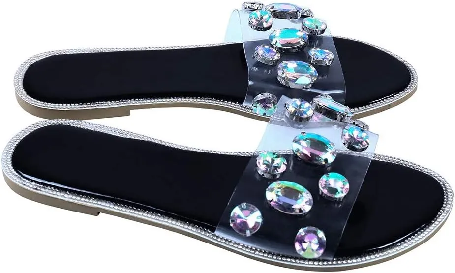 Women's Sandals Slip on Casual Shoes Flat Walking Women Arch Support Comfortable Shoes