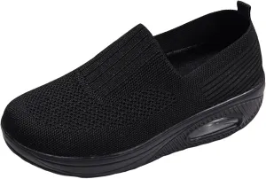 Women's Soft Sole Mesh Comfort Orthopedic Shoes with Arch Support Fit Hands Slip on Go Walking Slip Sneakers