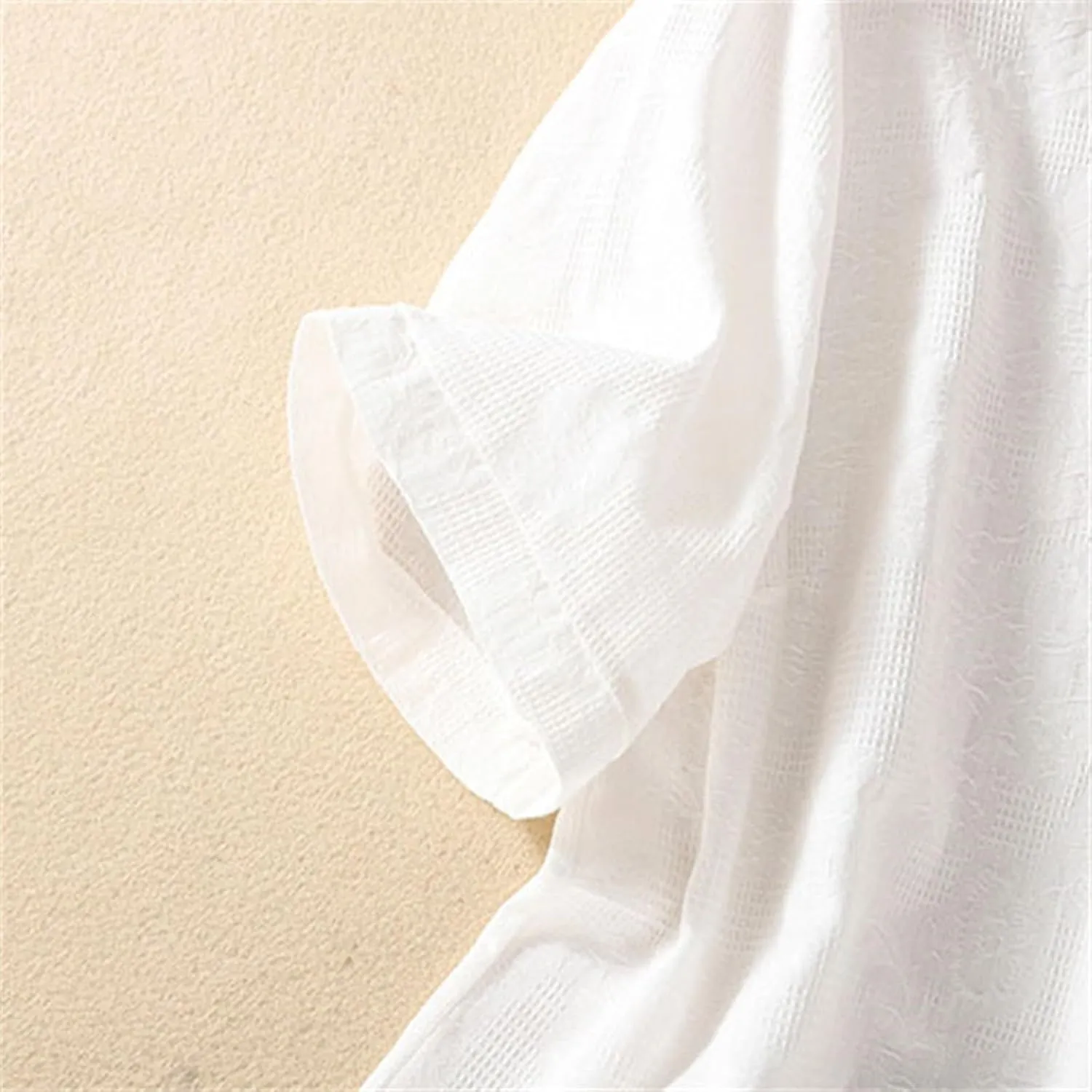 Women's Summer Shirts Polka Dot Printed Cotton Linen Sleeveless Round Neck Tops Button Loose Casual Ladies Blouse